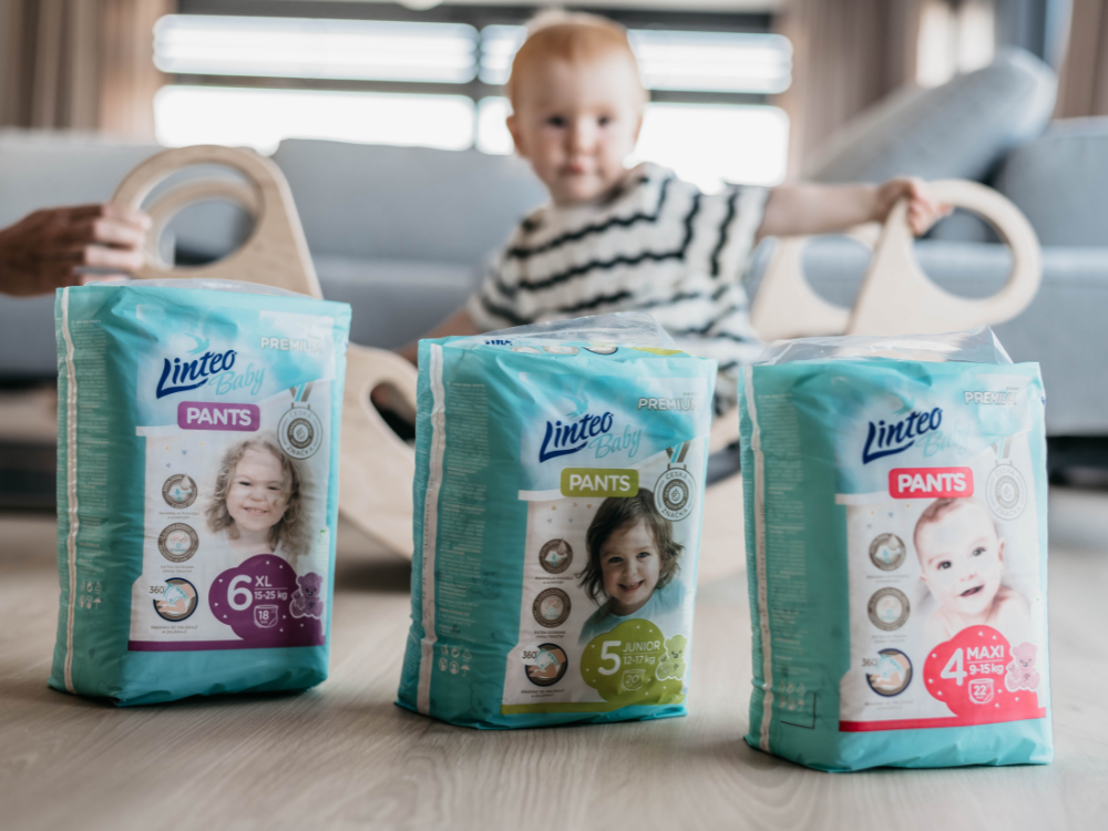 Vyhrajte zásobu plenek Linteo Baby na celý měsíc!